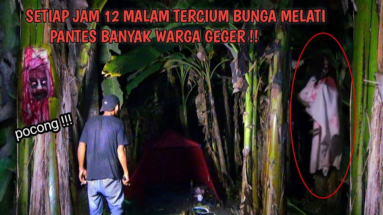 Camping horor‼️PANTES WARGA GEGER,,SERING DI GANGGU KEBUN PISANG ANGKER SARANG SETAN
