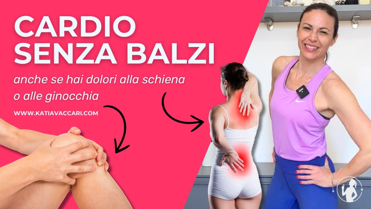 CARDIO SENZA BALZI anche se hai dolori a schiena e ginocchia