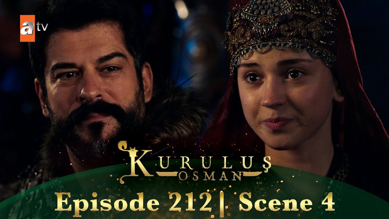 Kurulus Osman Urdu | Season 6 Episode 212 Scene 4 I Halime kalma padh rahi hai!