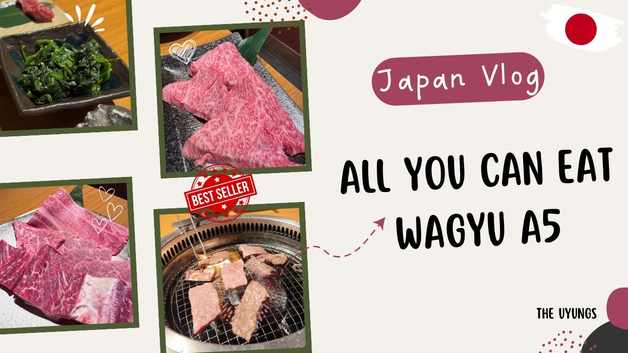Japan Vlog - Makan wagyu A5 sepuasnya?