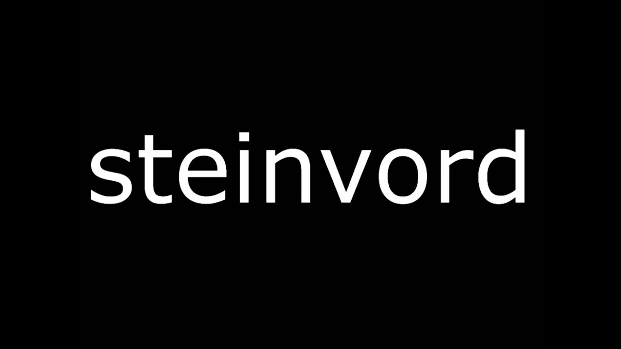 Steinvord - Untitled 9