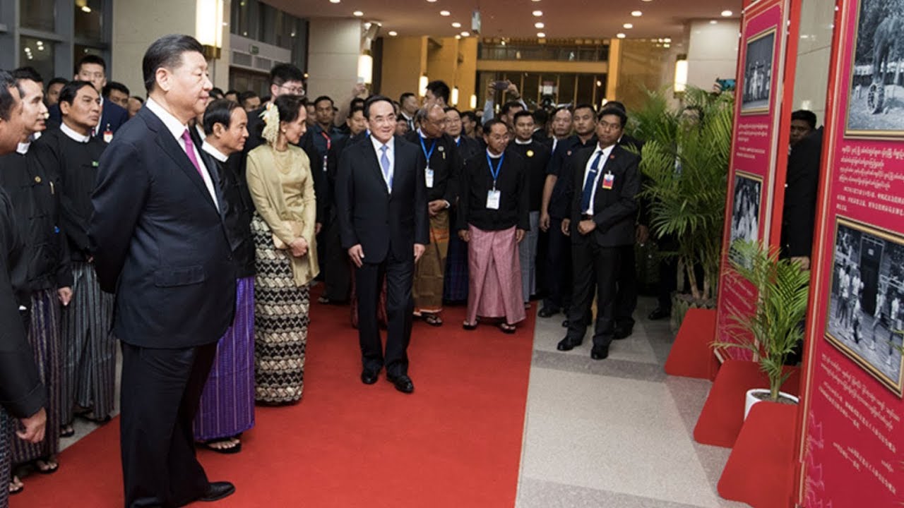 President Xi in Myanmar