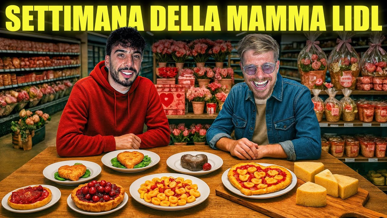 PROVIAMO TUTTO IL CIBO DELLA SETTIMANA DELLA MAMMA DELLA LIDL - ODDIO RIMANIAMO VERAMENTE STUPITI!