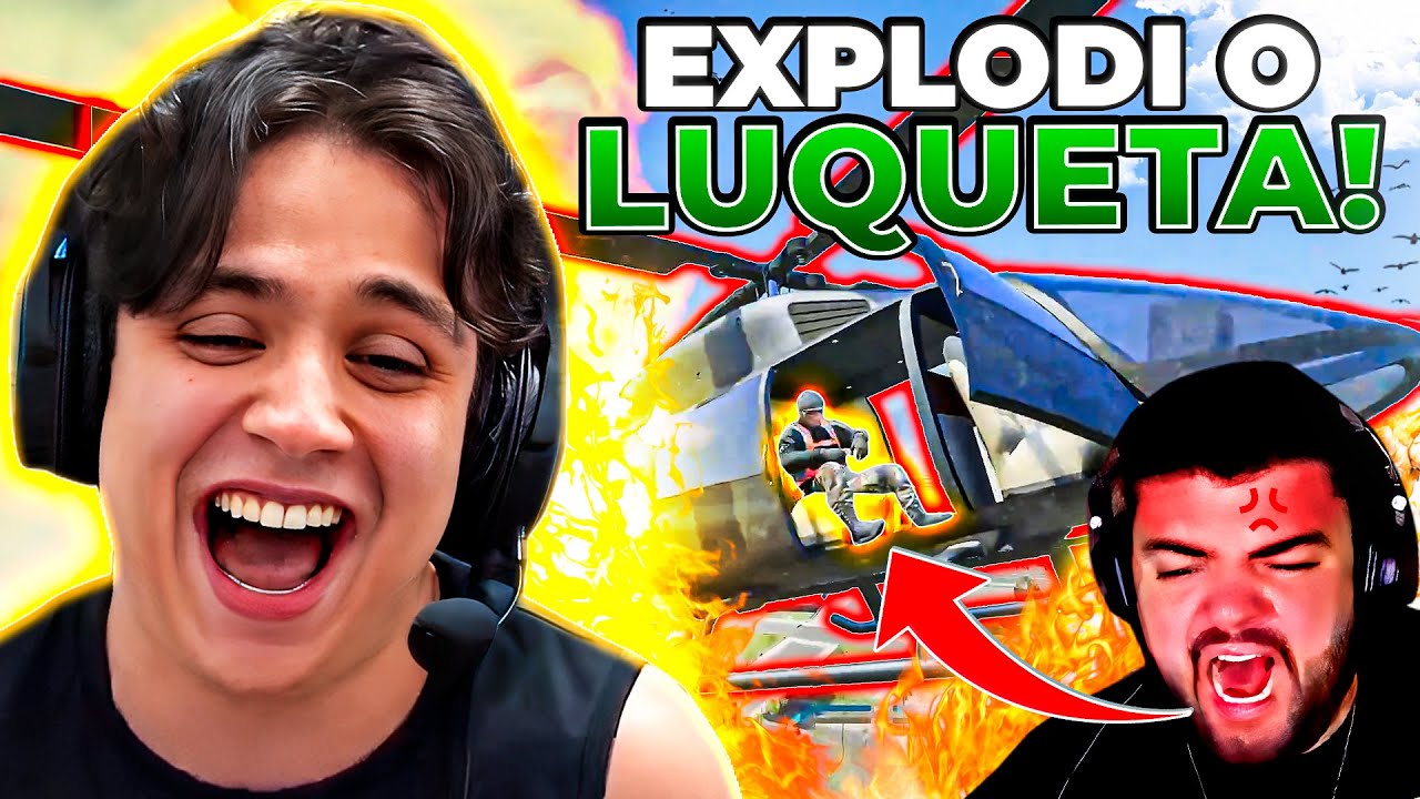PAULINHO EXPLODIU LUQUETA de MOSQUITINHO no GTA RP!🤣 (Modder clips)