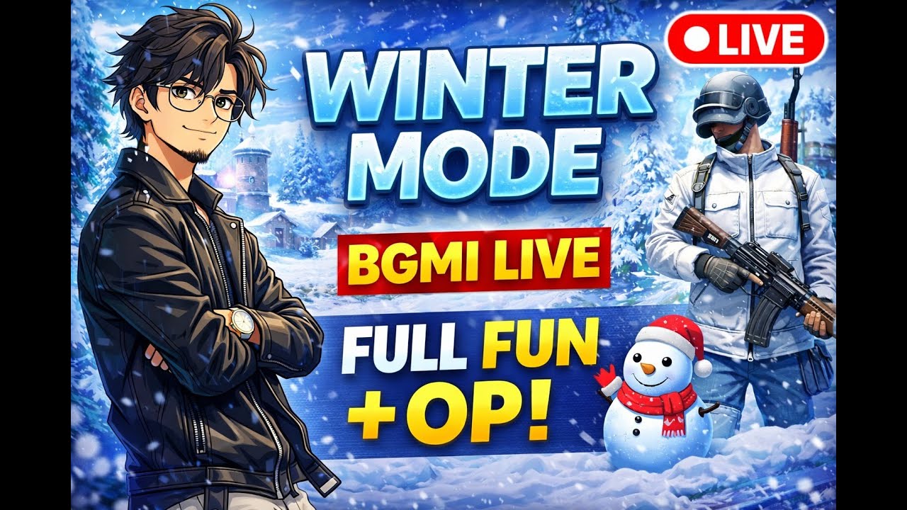 🔴 LIVE BGMI ❄️ Winter Mode 😱 Full Fun & Masti | DAYMA JI GAMING