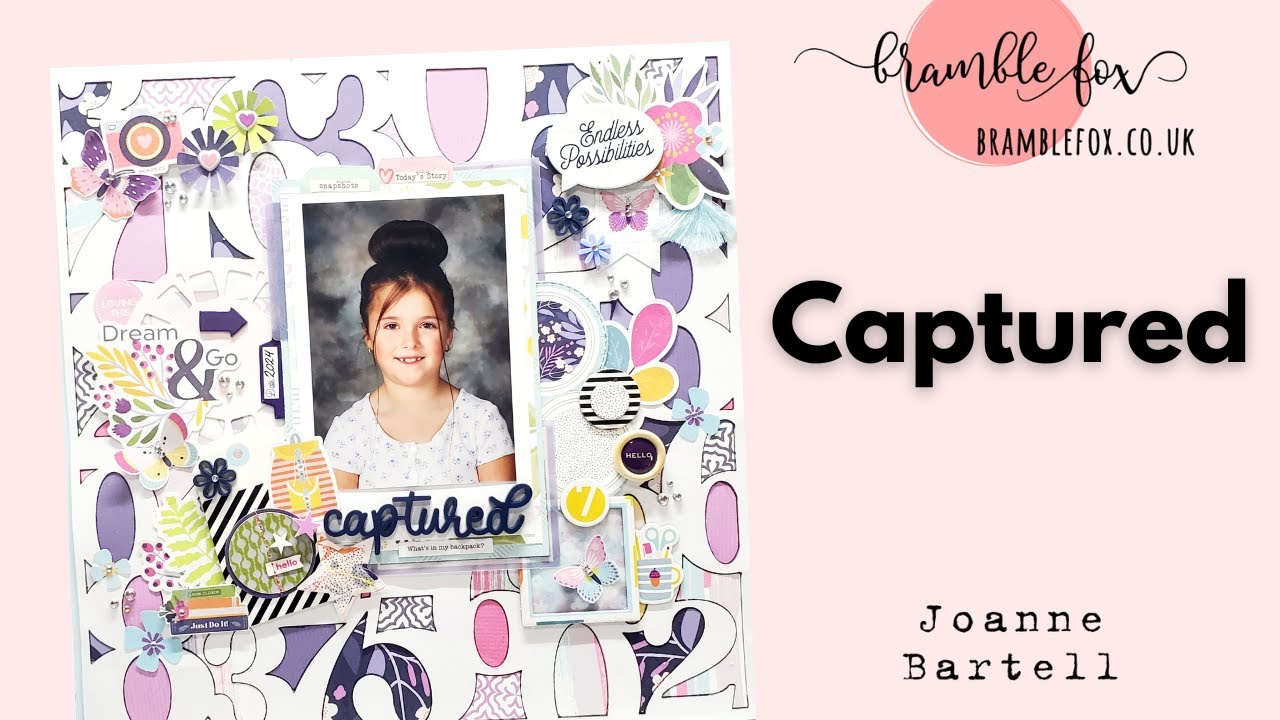 Captured - Scrapbook Layout - Bramble Fox