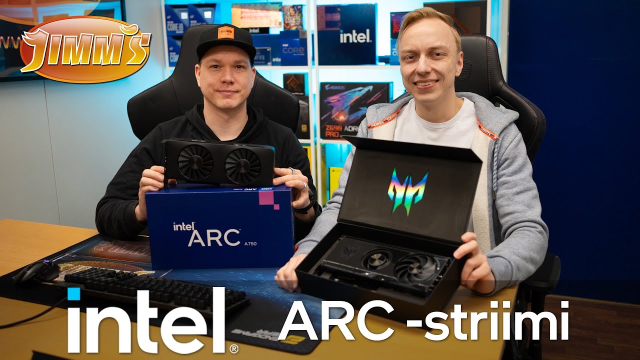Voiko tällä edes pelata? | Intel ARC | Jimm's live