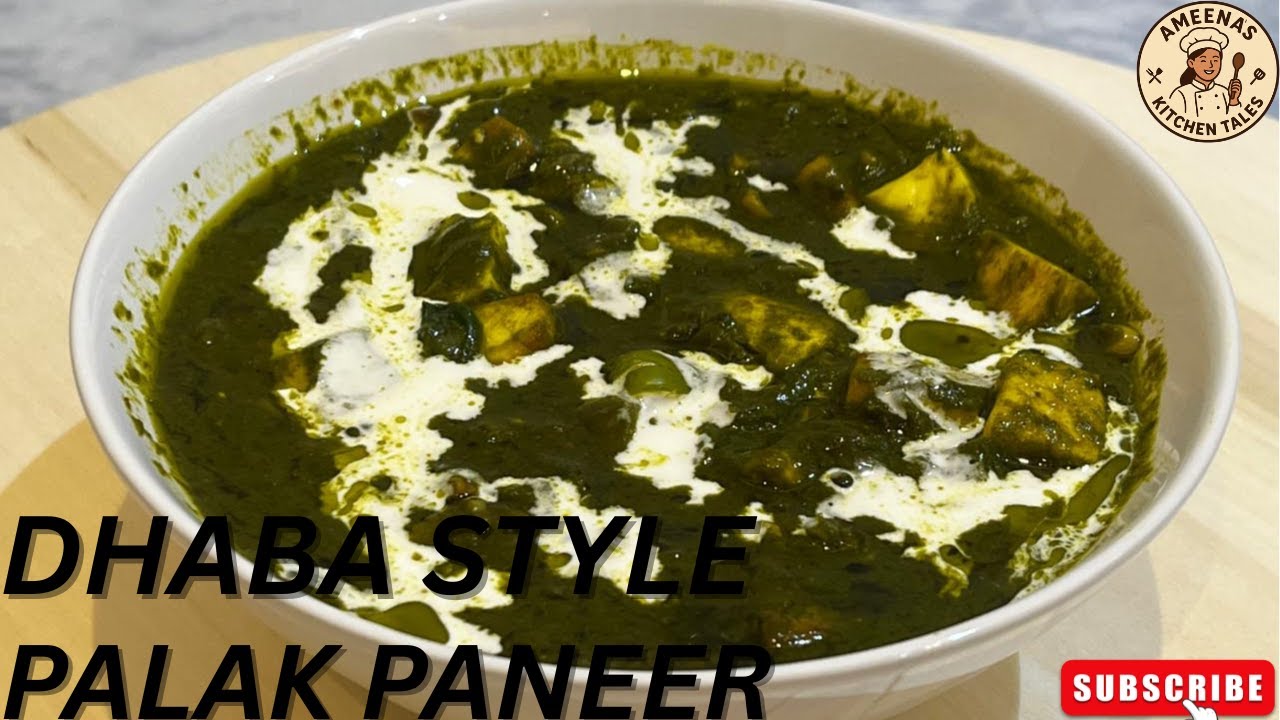 Dhaba Style Palak Paneer Recipe | Creamy Restaurant Style Palak Paneer at Home | easy recipe