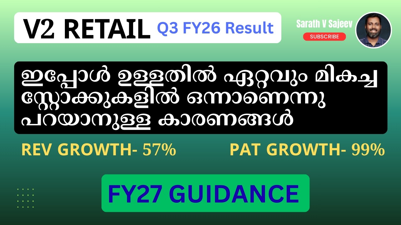 V2 Retail Q3 FY26 Results: SSSG, Store Addition & FY27 Guidance| Active Investing.