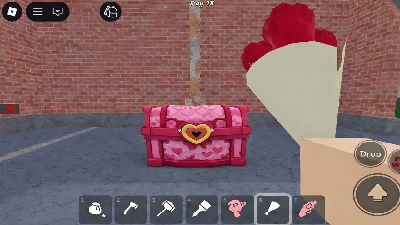 How to loot the VALENTINE CHEST | OP REWARDS In 99 nights in the forest ROBLOX