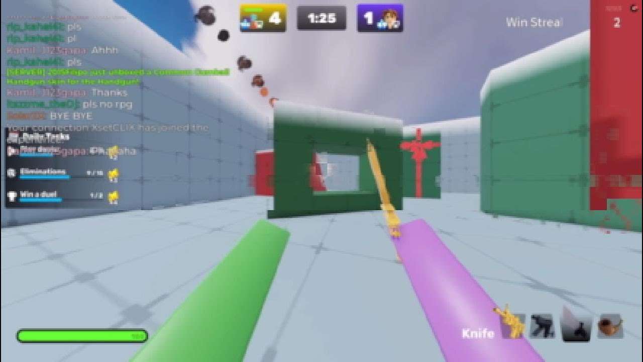 Knife only challenge