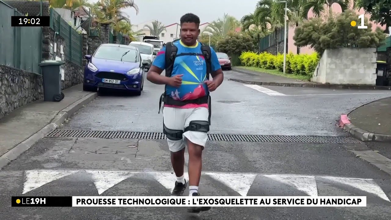 Allan, 24 ans, retrouve pleinement l'usage des jambes grâce à son exosquelette