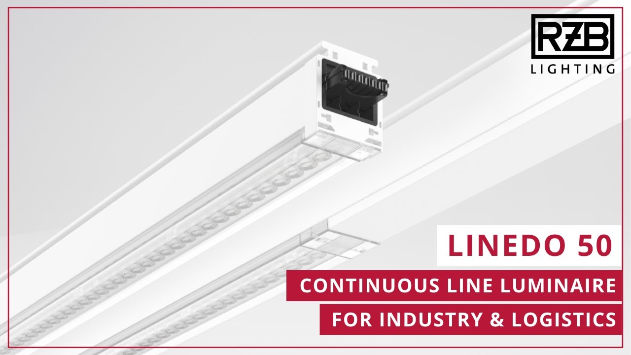 LINEDO 50: The continuous line luminaire for industry & logistics