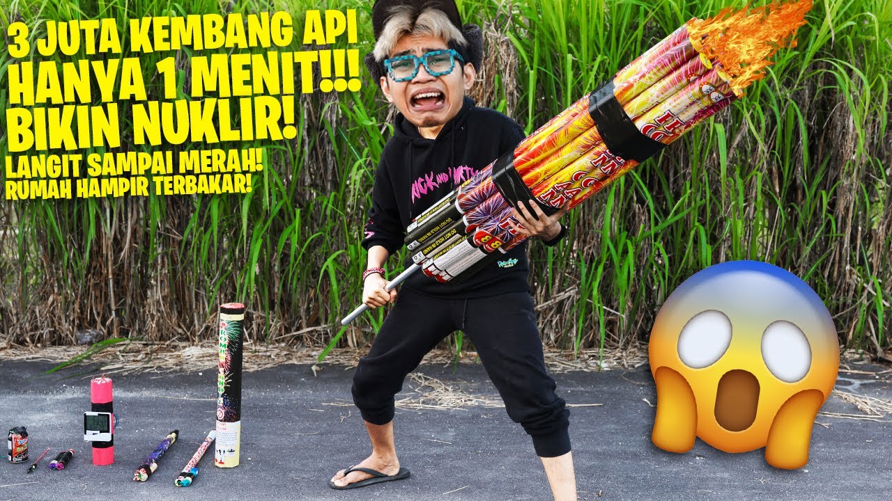 GILA! GABUNGIN BANYAK KEMBANG API JADI 1 !!! LEDAKANYA BISA BIKIN RUMAH MELEDAK!!! *KESALAHAN BESAR*