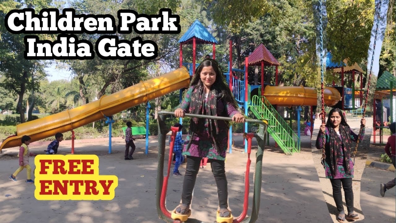 Children Park India Gate Delhi | India Gate Children Park Delhi- Musical fountain, fish aquarium etc