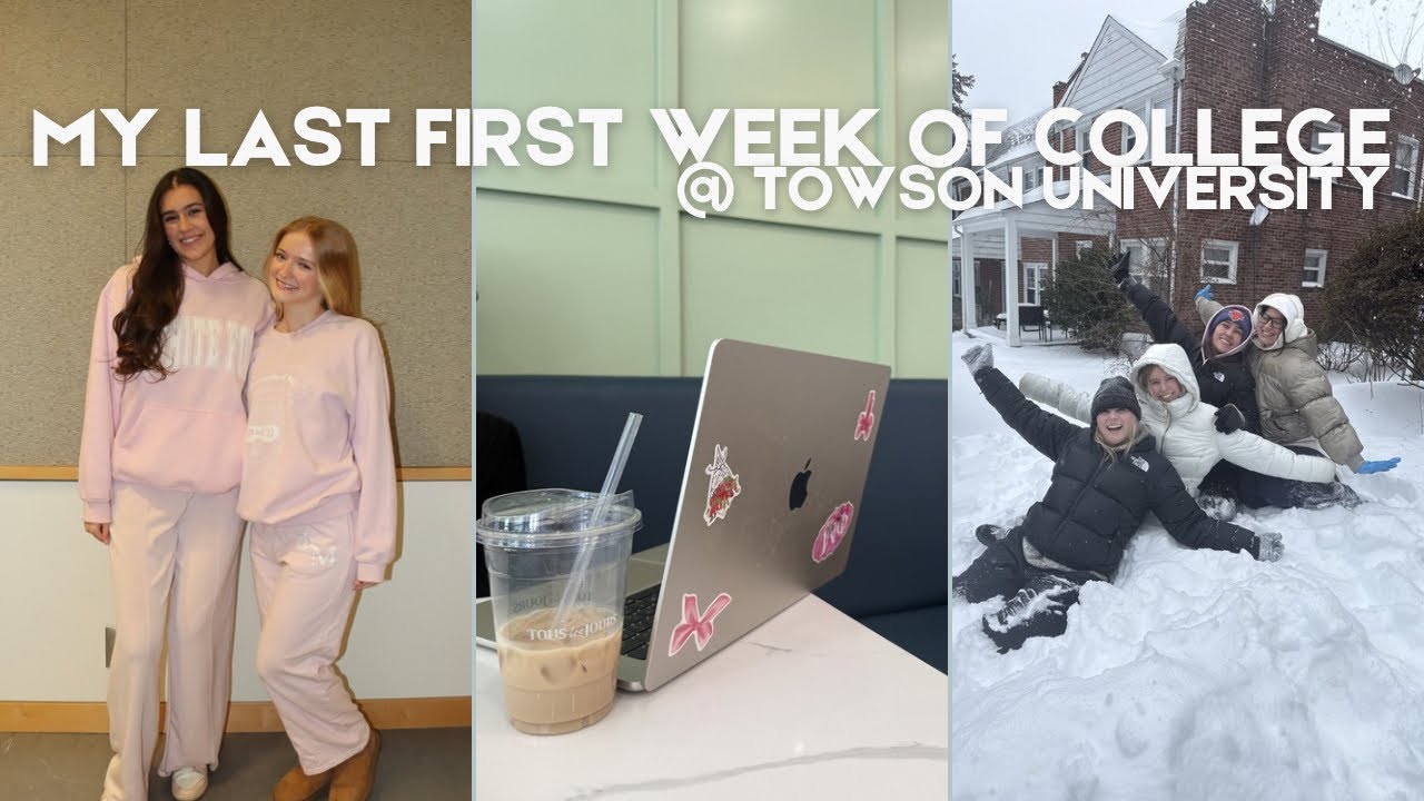 MY LAST FIRST WEEK OF SCHOOL | College Senior @ Towson University 