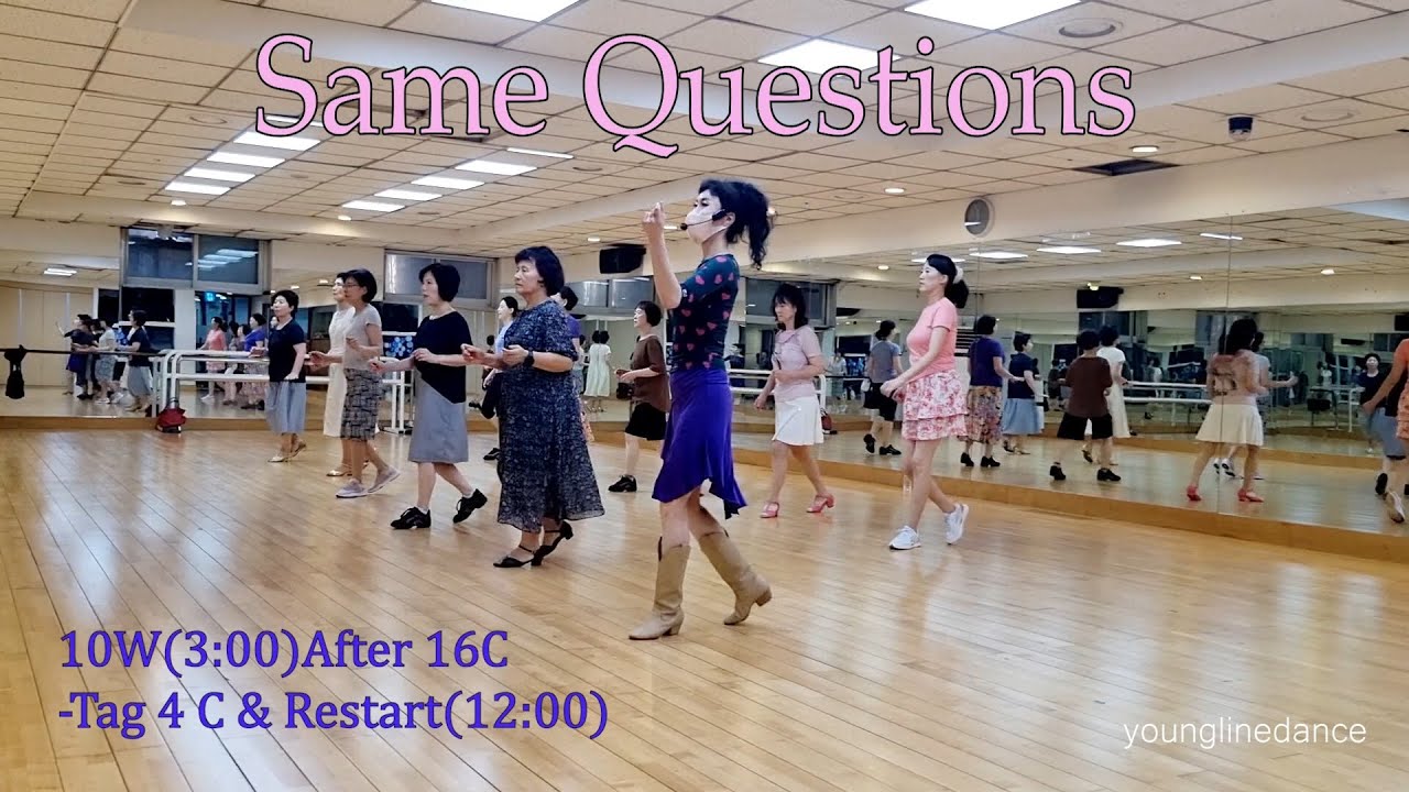 Same Questions linedance / Cho: Peter Davenport