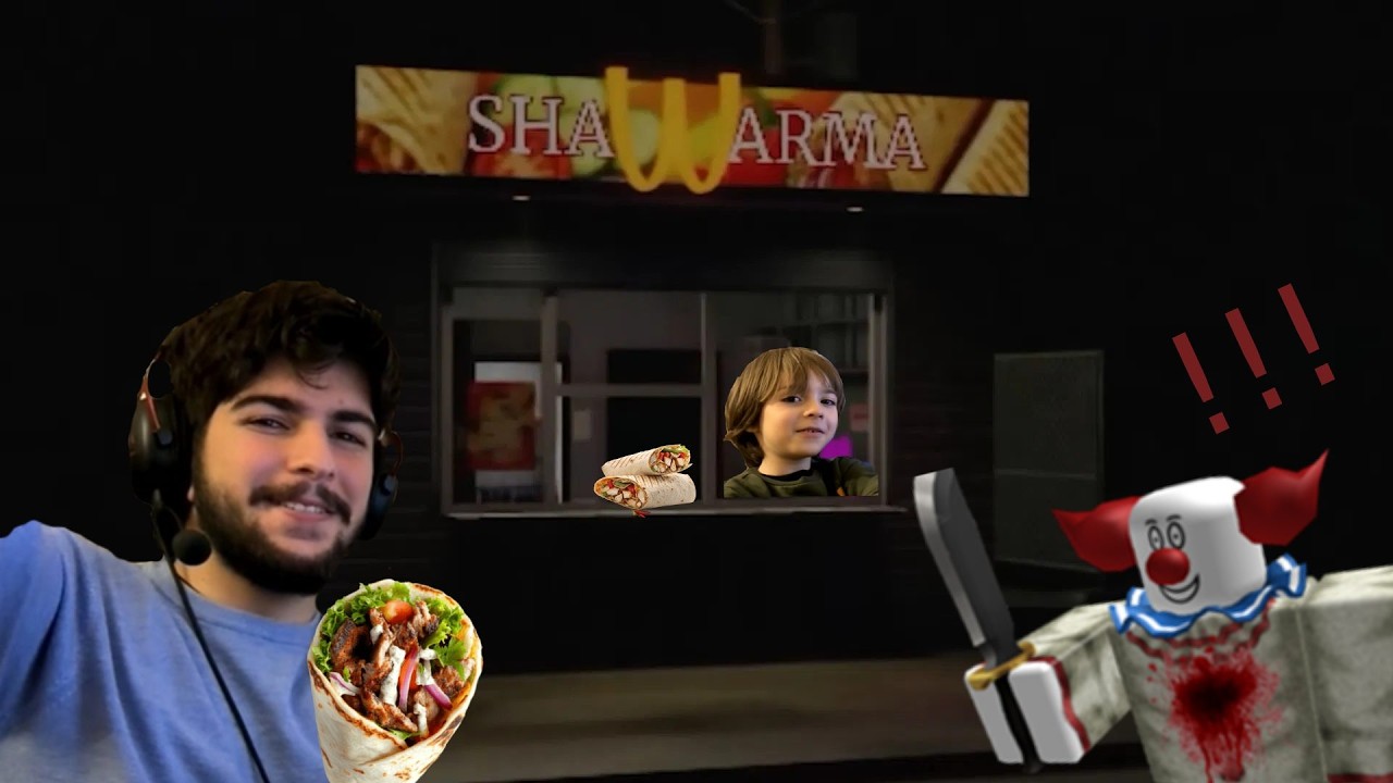საშიში საშაურმე რობლოქსში!!! | Scary Shawarma Kiosk
