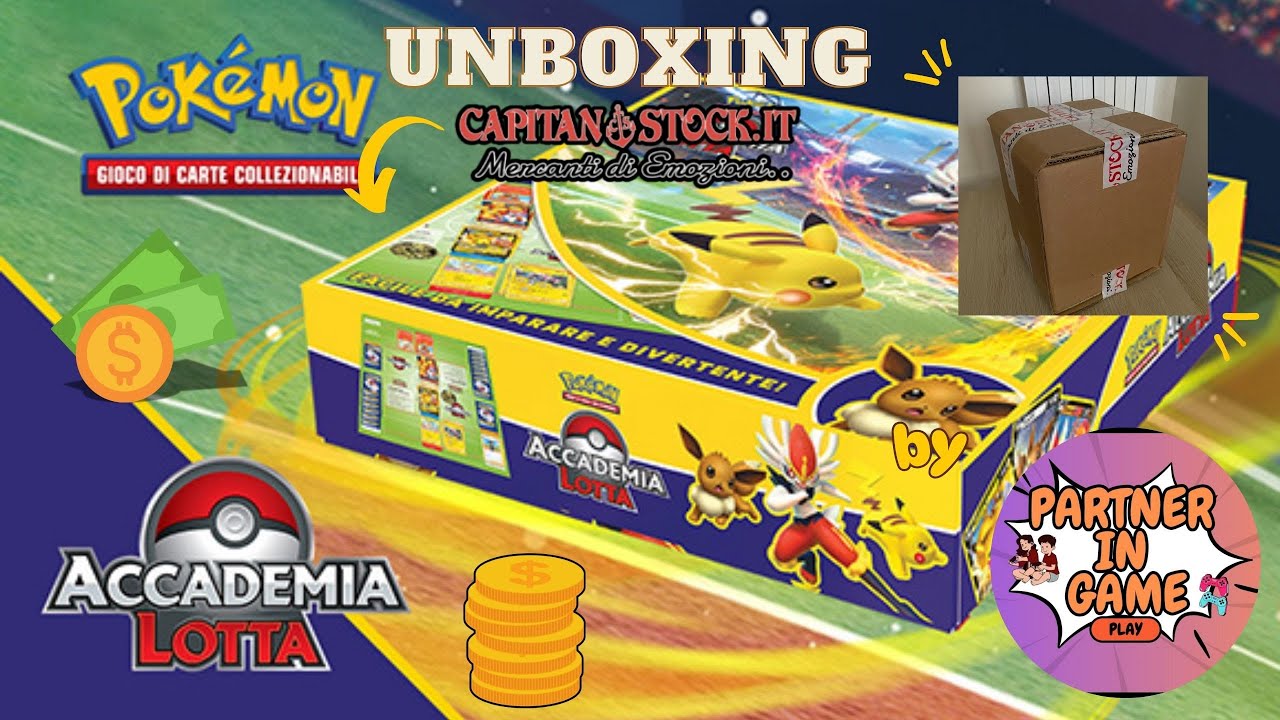 APRIAMO POKEMON ACCADEMIA LOTTA 2022 😍 COSA CONTIENE E COME GIOCARE A CARTE POKEMON! 😉😉 - Parte 1