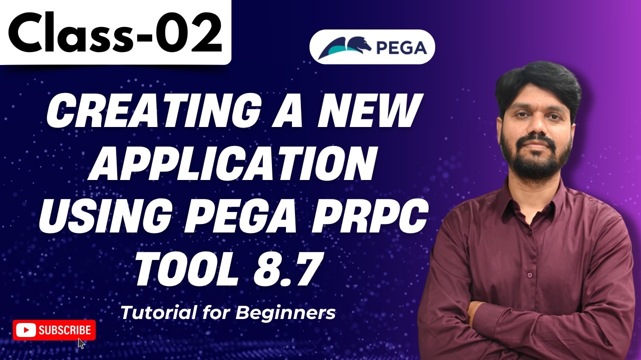 Pega Reguler Class 02 | Creating a New FrameWork Application on Pega Using 8.7 Version #pega