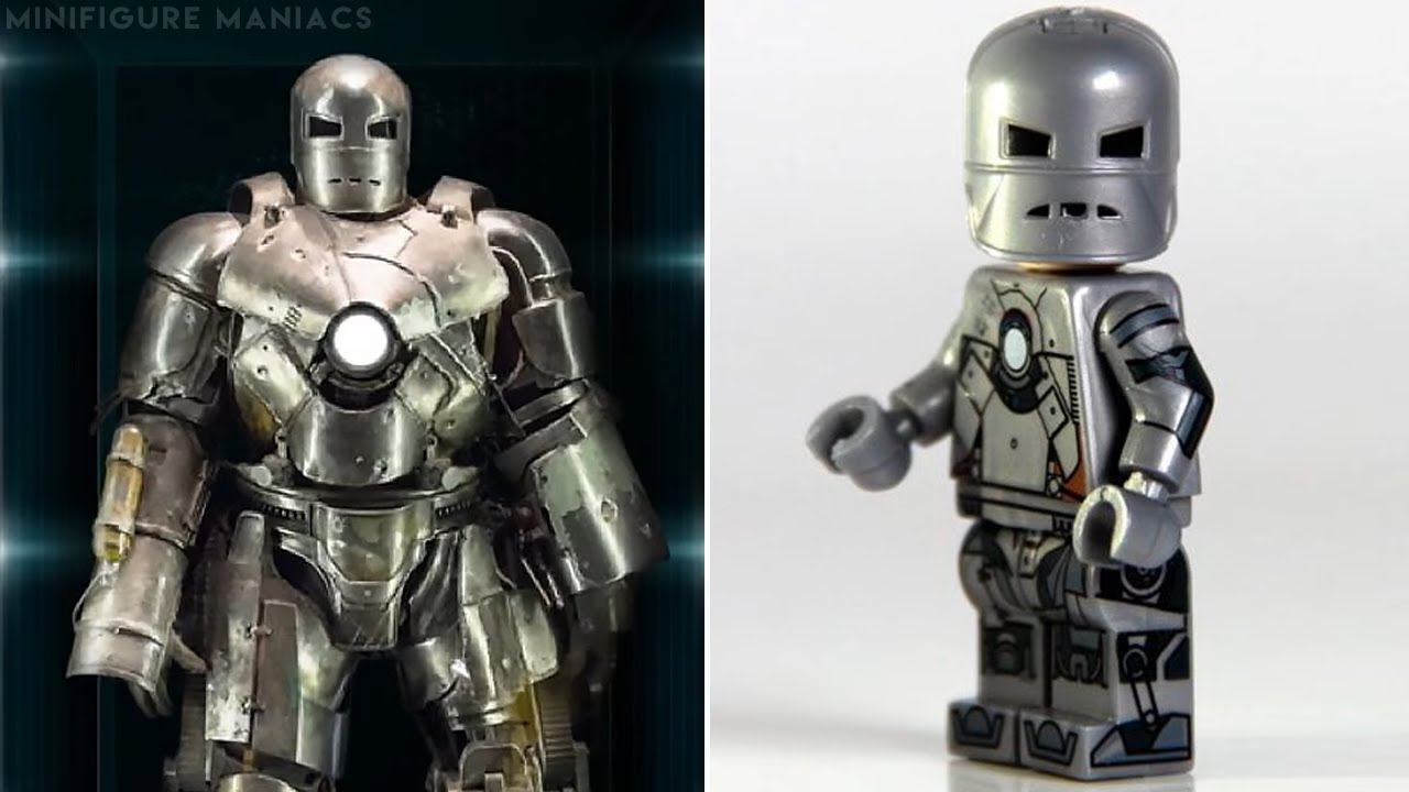 LEGO IRON MAN - Minifigures VS Movies & Comics