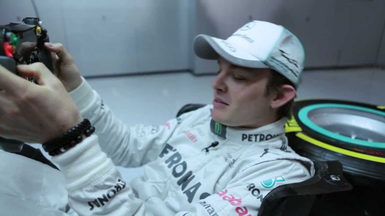 Nico Rosberg erklärt seine Sitzposition