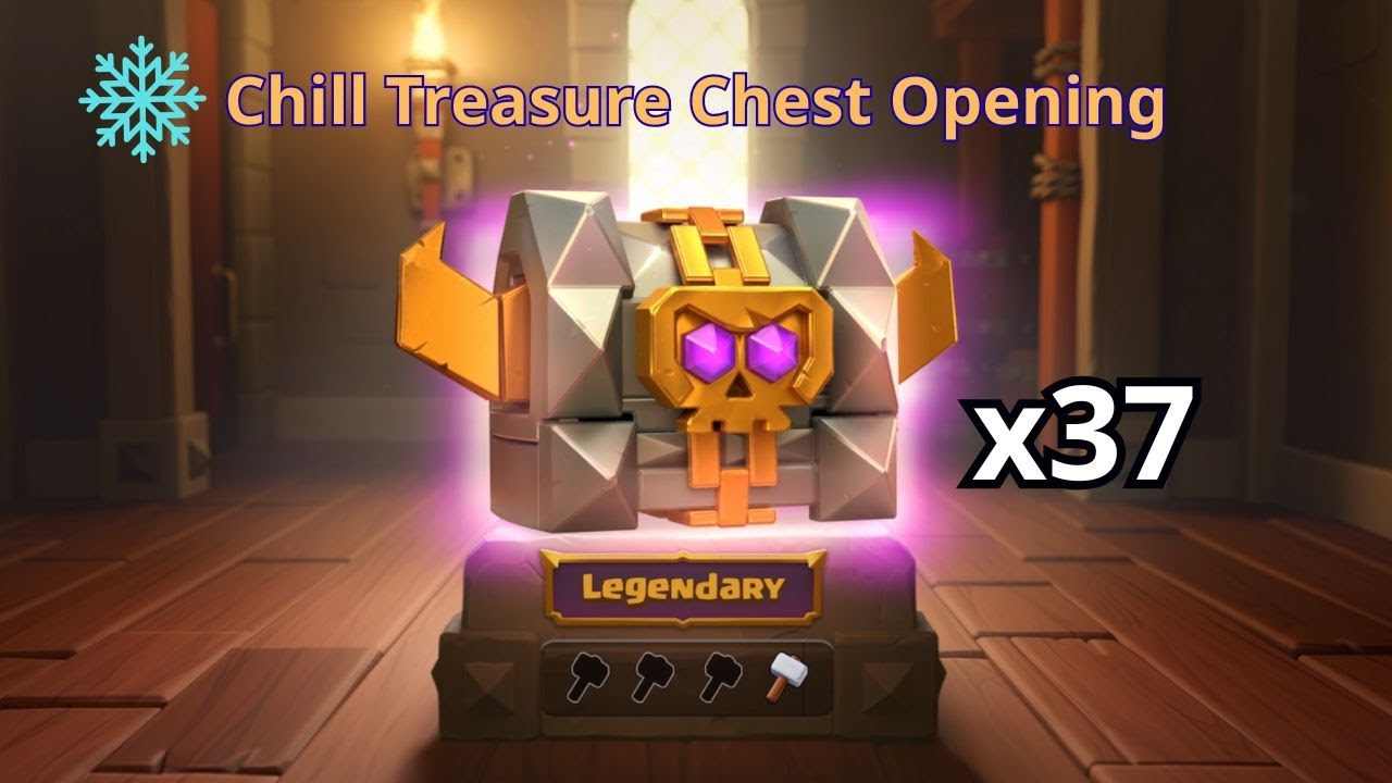 I Opened 37 Treasure Chests in Clash of Clans - Chill Treasure Chest Opening