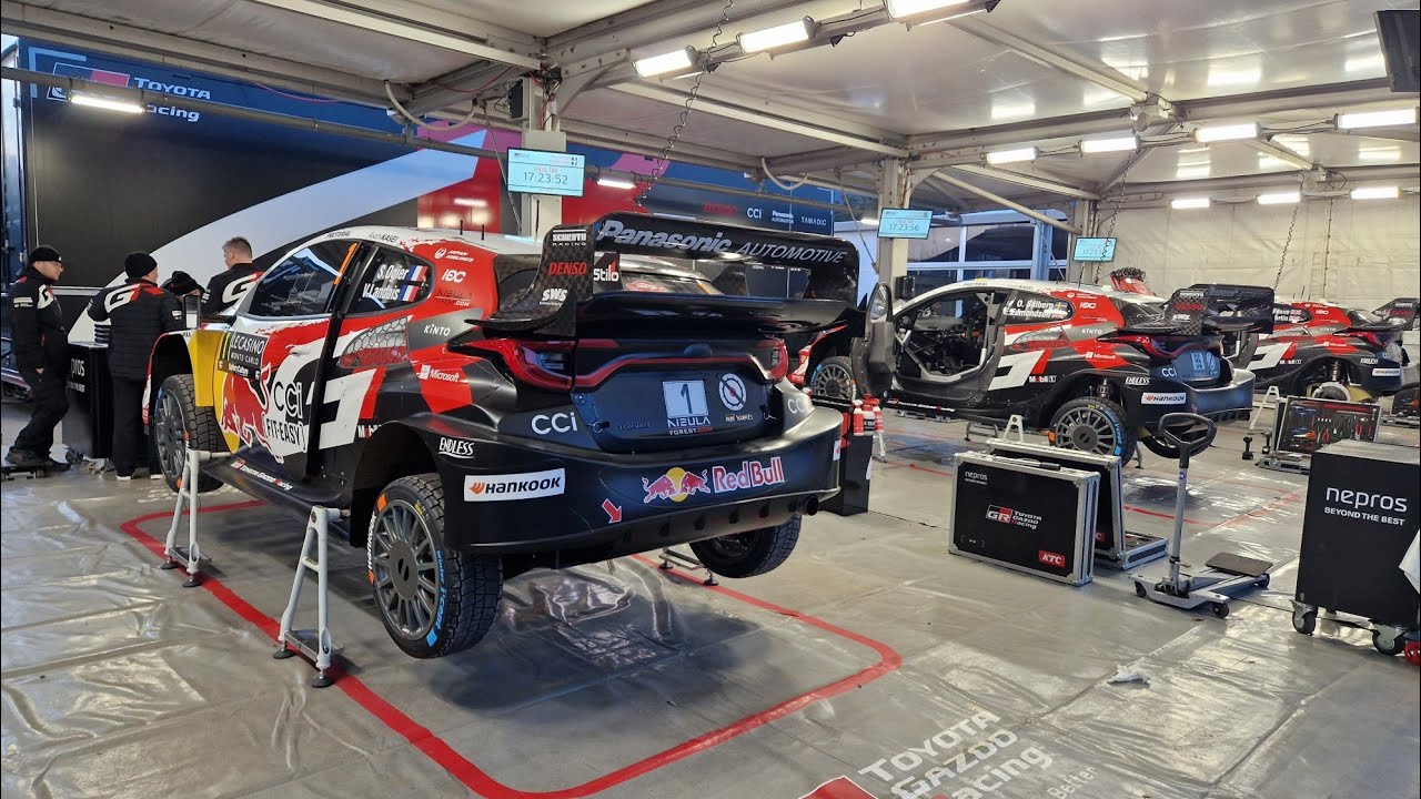94. Rallye Automobile Monte-Carlo 2026 Tuasday relax day in the service