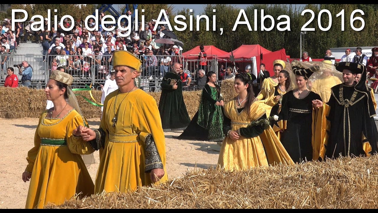 Palio degli Asini Alba 2016, Donkey Palio of Alba, Italy, Historical re-enactments.
