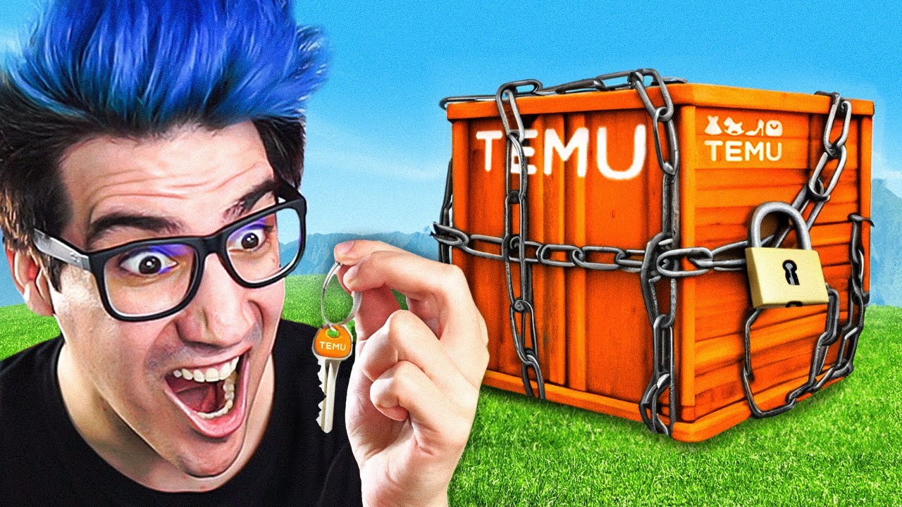 Comprei 200$ na TEMU * CAIXA MISTERIOSA *
