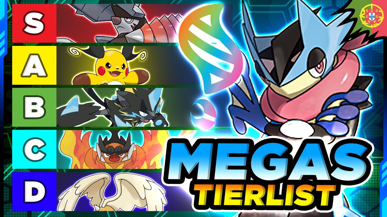 TIER LIST DE TODAS AS MEGA EVOLUÇÕES NO POKÉMON (Português)