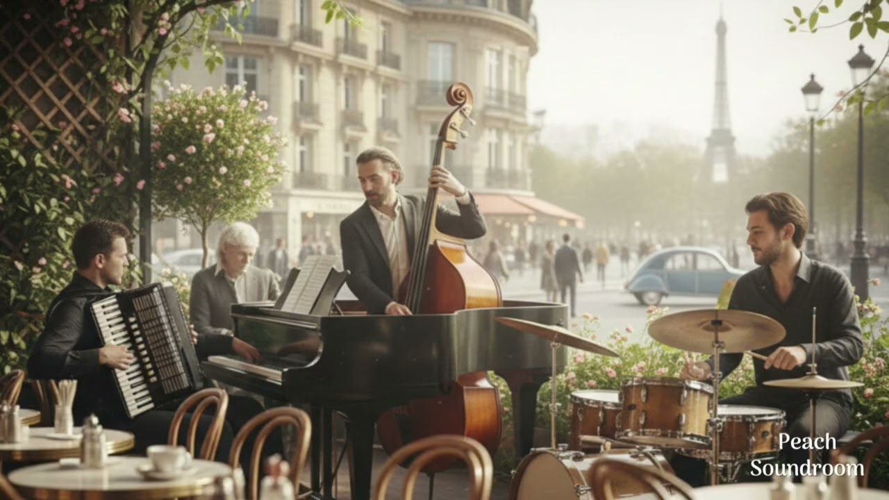 파리의 아침 카페 재즈 | Parisian Café Jazz ☕ Romantic French Morning Music 