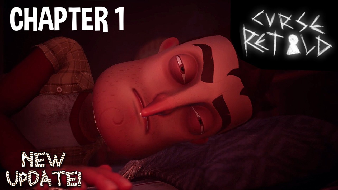 Curse Retold: Story Mode Chapter 1 [All Endings + Secrets] | Hello Neighbor Mod