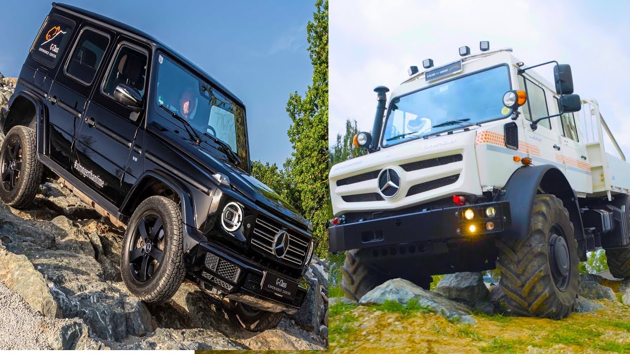 Mercedes Off-Road Icons G-Class meets Unimog &ndash; Off-Road Testing