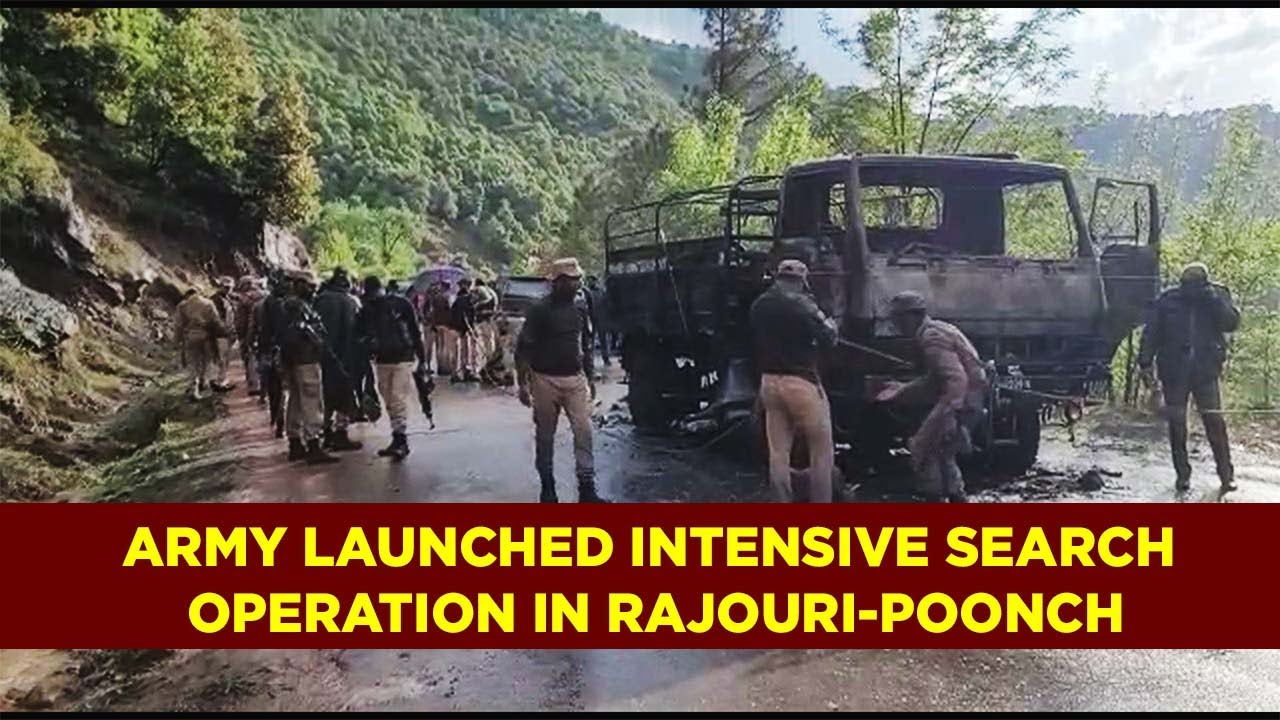 Army launched intensive search operation in Rajouri-Poonch