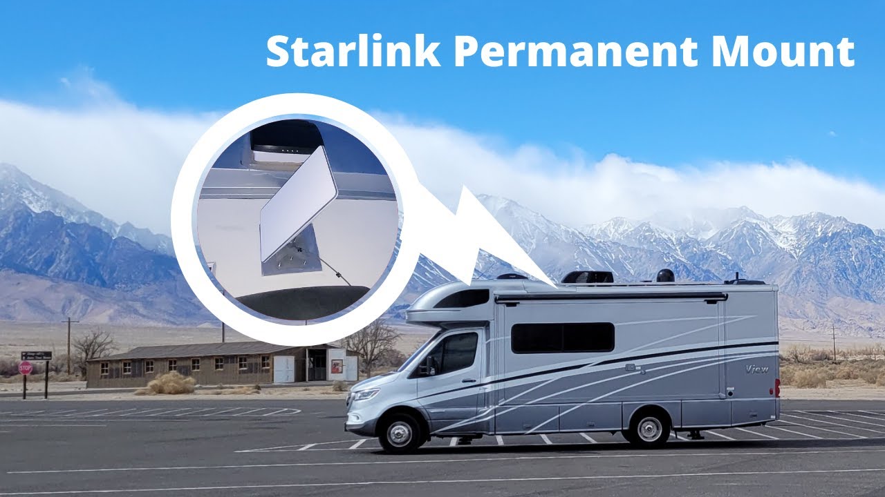 STARLINK INSTALL for in MOTION so You CAN DRIVE With It