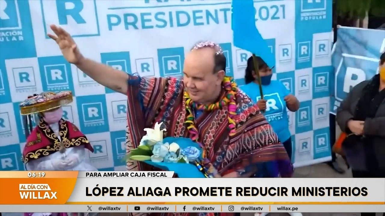 Al Día con Willax - MAR 02 - 2/5 - LÓPEZ ALIAGA PROMETE REDUCIR MINISTERIOS | Willax