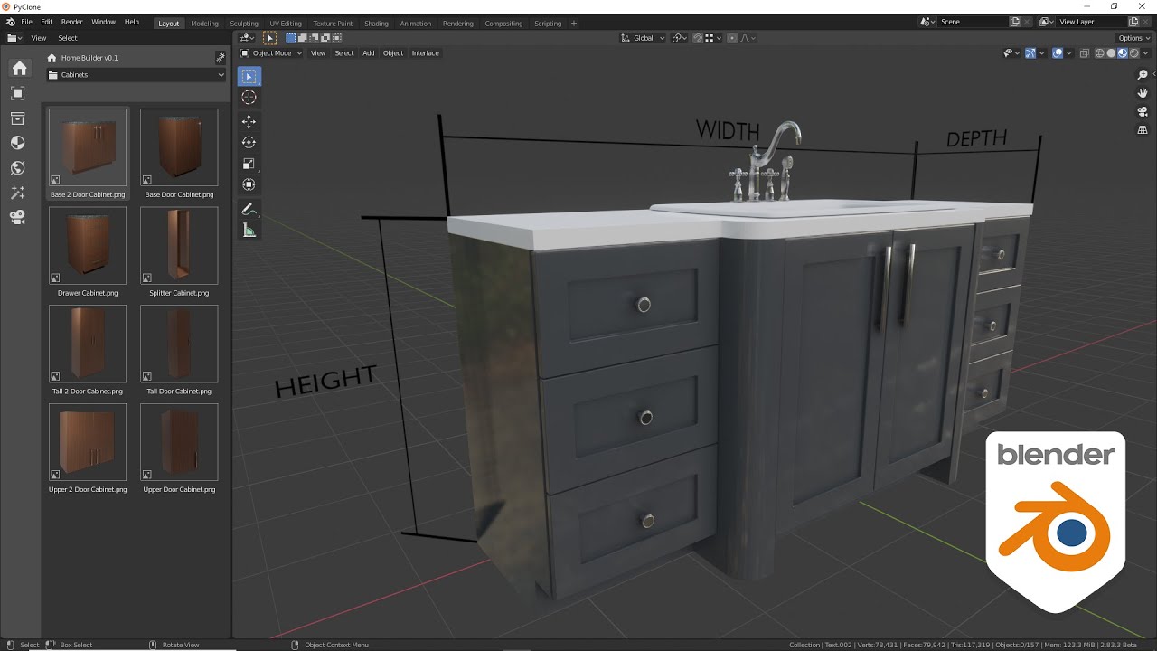 Parametric Asset Libraries In Blender 2.90