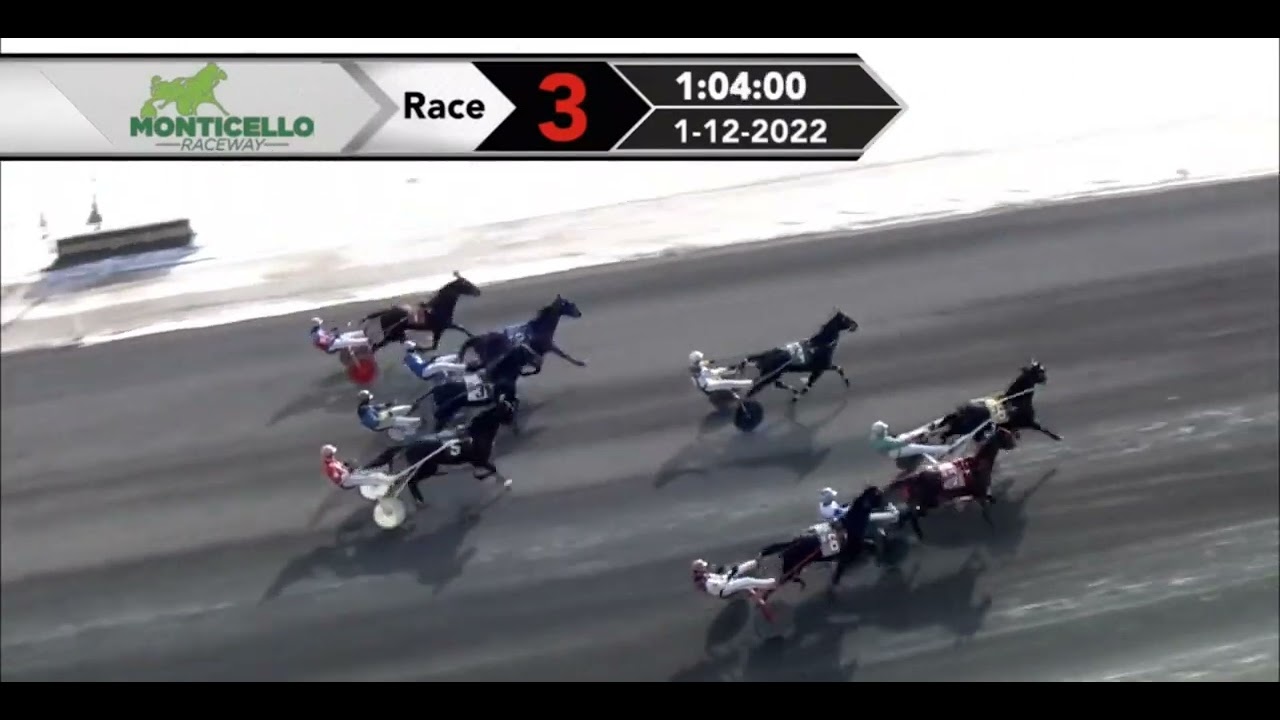 Monticello Raceway - Full Race Card Wednesday January 12, 2022