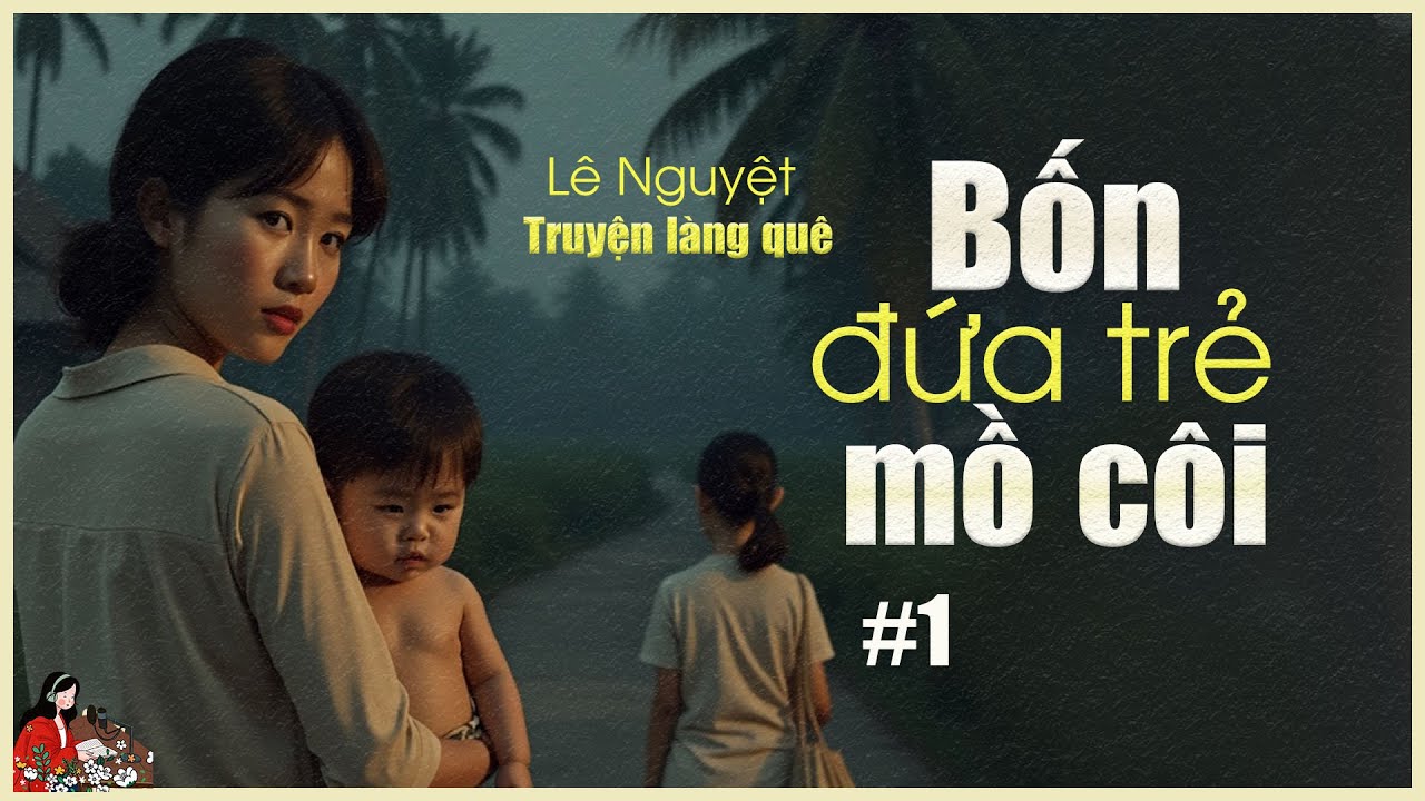 Truyện Lê Nguyệt: BỐN ĐỨA TRẺ MỒ CÔI (Tập 1/3) | Tuổi 14 Gánh Hai Em Giữa Đời | Hồng Trinh diễn đọc