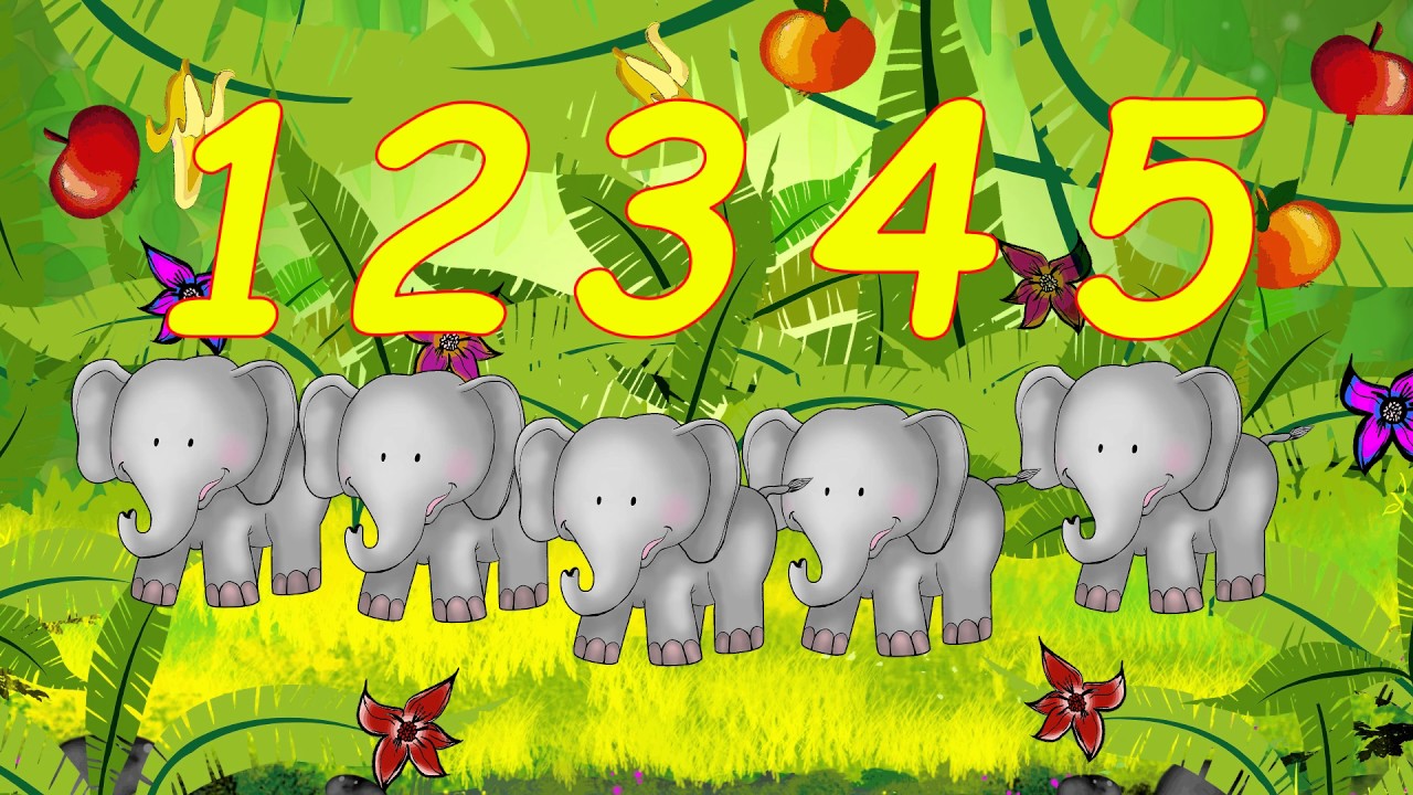 Z&auml;hlen lernen Kleinkinder / Zahl sehen und h&ouml;ren / Kinder z&auml;hlen lernen Kinderfilme Zahlen