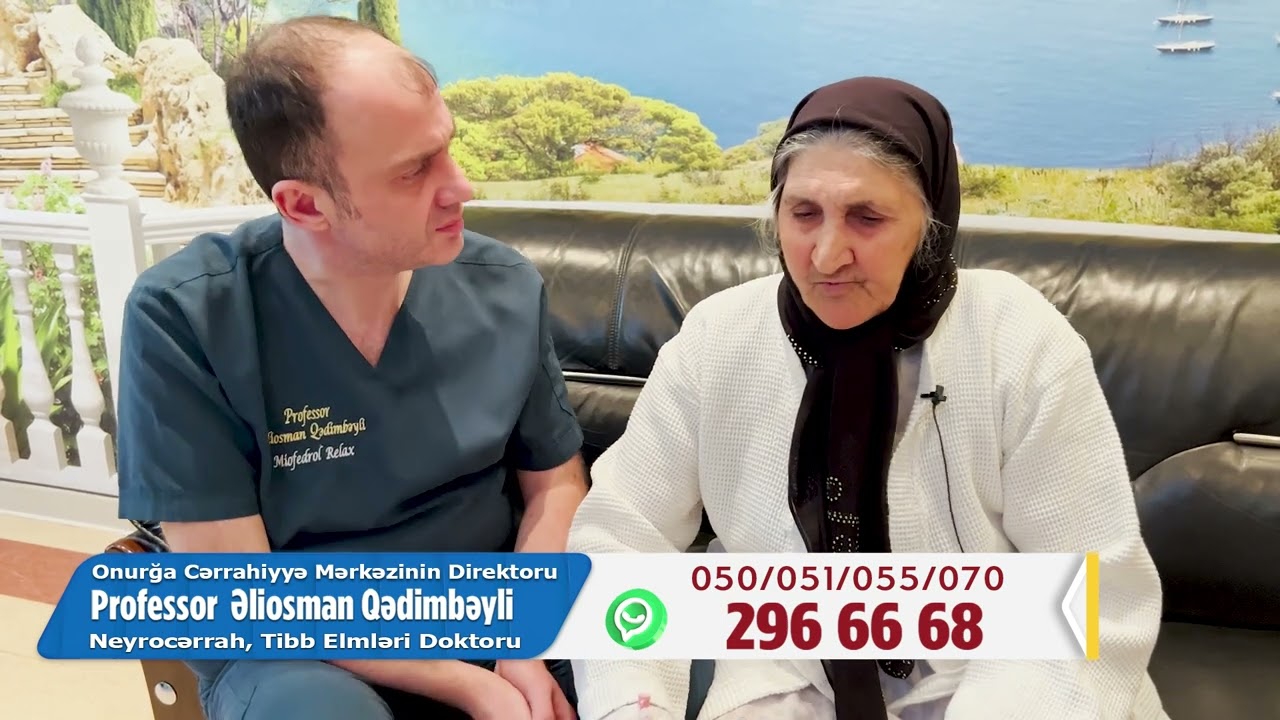 Üçlü sinir ağrısı,Trigeminal nevralgiya.Əliosman Qədimbəyli