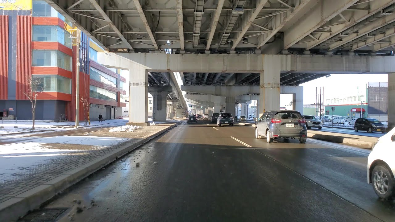 Driving from Tomakomai to Sapporo (Route 337/274) – Dec 28 2025