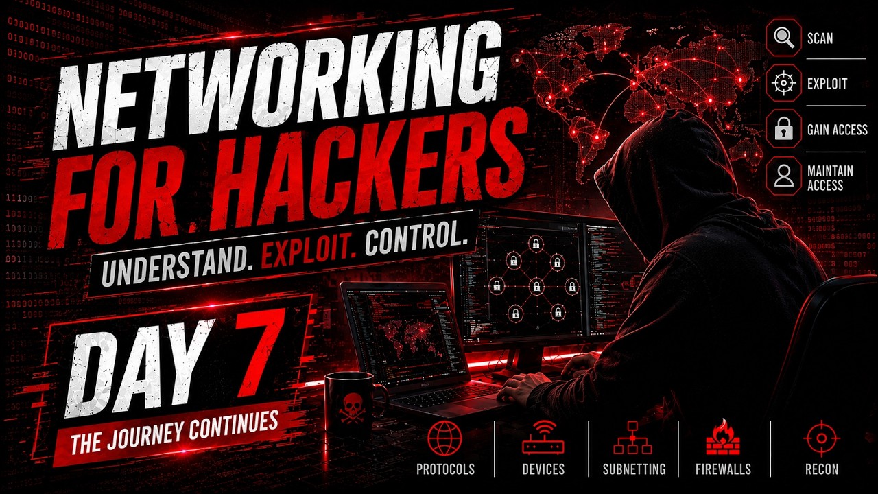 Networking for Ethical Hackers | Day 7 | Ethical Hacking Course 2026 | From Beginner to Advanced 🔥