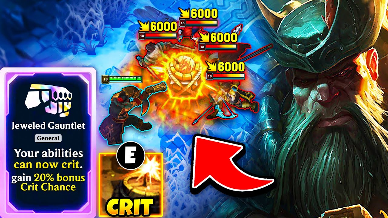 INSANE CRITS: Jeweled Gauntlet Gangplank One-Shots | Aram Mayhem