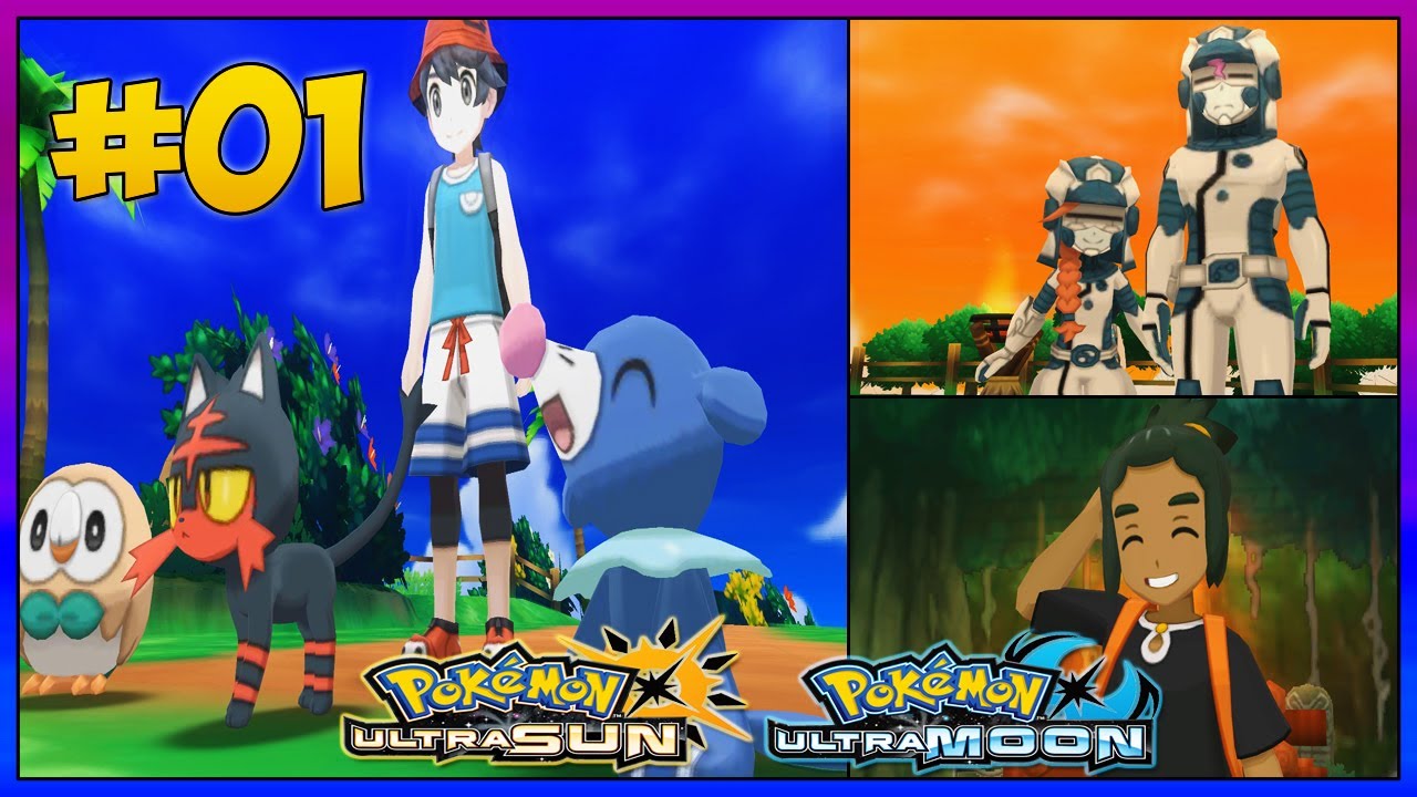Pokemon UltraSun & UltraMoon Walkthrough Part 1: Choose Your Starter