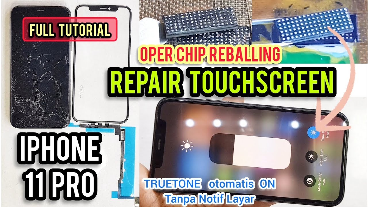 IPHONE 11 PRO GANTI TOUCHSCREEN AUTO TRUETONE AKTIF TANPA NOTIF LAYAR PENTING ‼