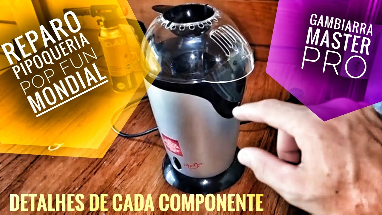 Pipoqueira elétrica parou de funcionar...