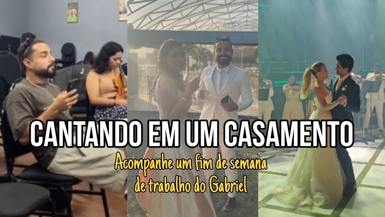 Gabriel Henrique cantando em um Casamento (Sergipe)