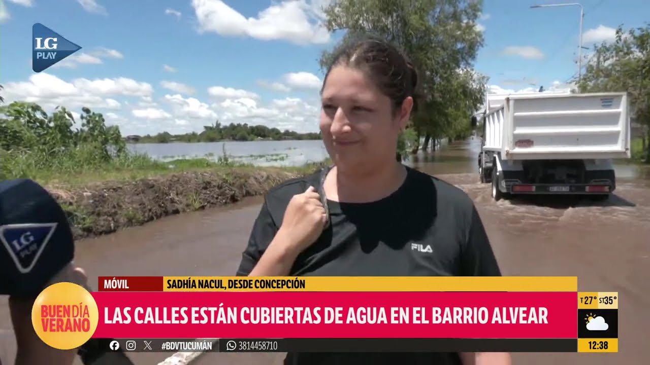 Desde Concepción: un barrio quedó completamente inundado